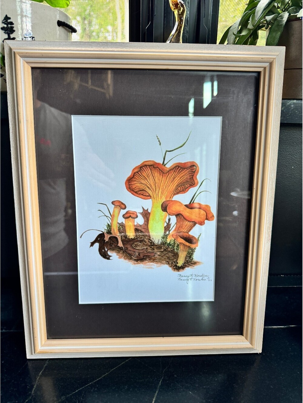 Limited Edition Chanterelle Mushroom Print by Nancy R. Korslin (3/20)